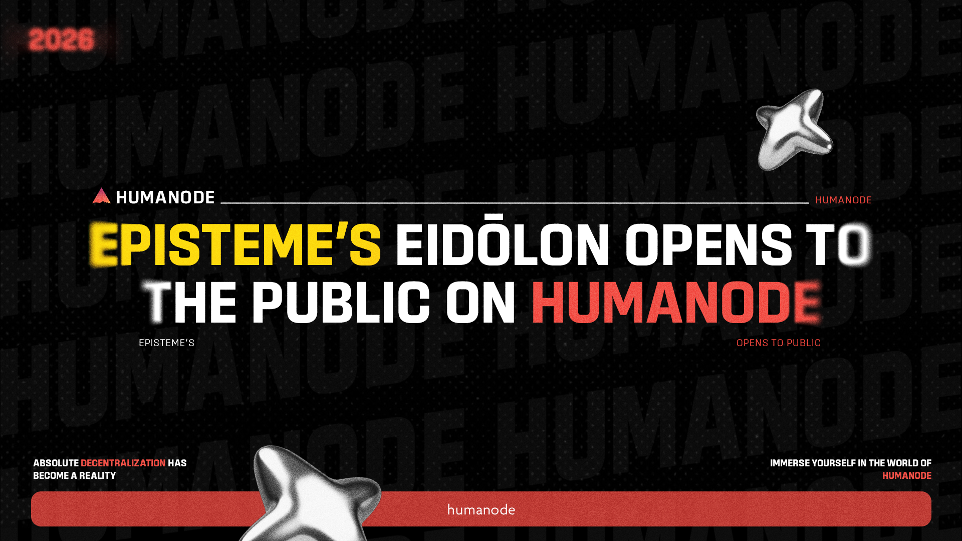 Episteme’s Eidōlon Opens to the Public on Humanode