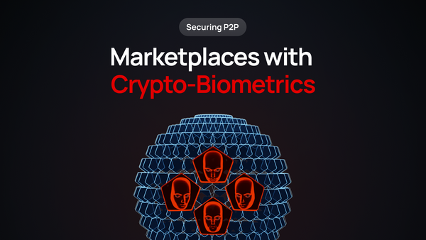 Securing P2P Marketplaces with  Crypto-Biometrics