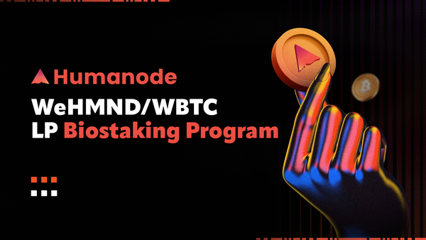 New WeHMND/WBTC Biostaking contract deployed