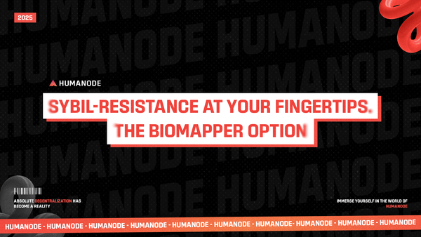Sybil-resistance at your fingertips.  The Biomapper option
